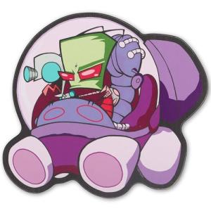 Invader Zim and GIR Wooden Wall Art