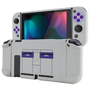 Nintendo Switch Hard Shell Case with Purple Buttons