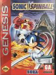 Sonic Spinball Sega Genesis Cartridge and Case