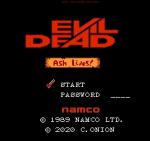 Evil Dead Game for NES System