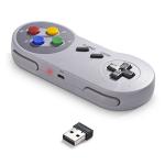 Wireless Retro USB Controllers for SNES Games – 2 Pack