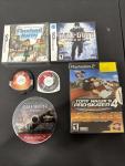 Lot of 5 Retro Video Games: PS2, DS, PSP