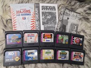 10 Sega Game Gear Retro Sports Games Bundle
