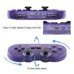 8Bitdo SN30 Pro Wireless Game Controller - Crystal Purple