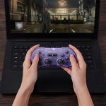 8Bitdo SN30 Pro Wireless Game Controller - Crystal Purple
