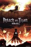 Attack on Titan Fire Wall Poster, 22.375" x 34