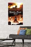 Attack on Titan Fire Wall Poster, 22.375" x 34