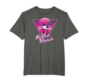 80s Retro Synthwave Video Game Arcade T-Shirt
