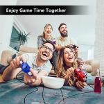 Retro Gamecube Wired Controller - Red & Blue