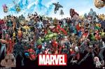 Marvel Comics Retro Lineup Wall Poster 22" x 34
