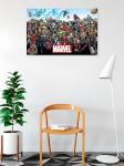 Marvel Comics Retro Lineup Wall Poster 22" x 34