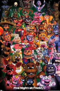 Five Nights at Freddy's Ultimate Group Wall Poster
