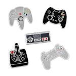 Retro Gaming Controller Enamel Lapel Pin Set