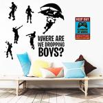 Gamer at Work Sign - Cool Retro Game Poster