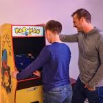 Arcade1Up PAC-MAN Deluxe Arcade Machine with 14 Games