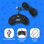 USB Retro Controller for Sega, PS3, PC, Switch
