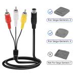 Sega Genesis 2/3 AV Cable, 6FT RCA Cable