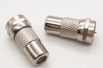 RCA Female Jack to F Type Male Plug Adapter