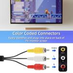 Sega Genesis 2/3 AV Cable, 6FT RCA Cable