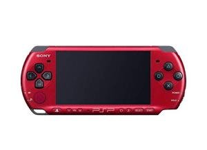 Sony Playstation Portable PSP 3000 Handheld Console - Red/Black