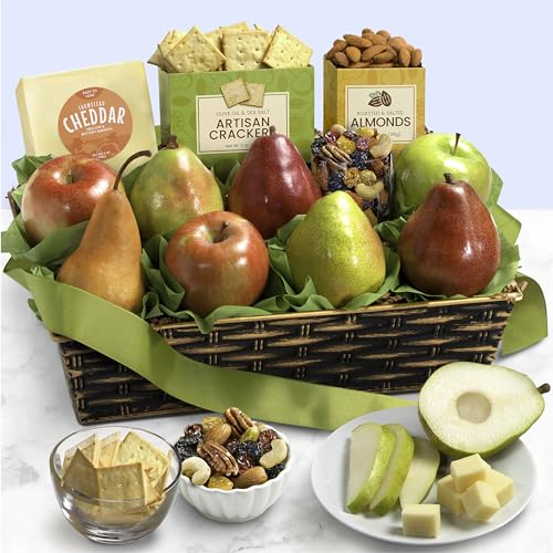 Delicious Cheese and Nut Gift Basket