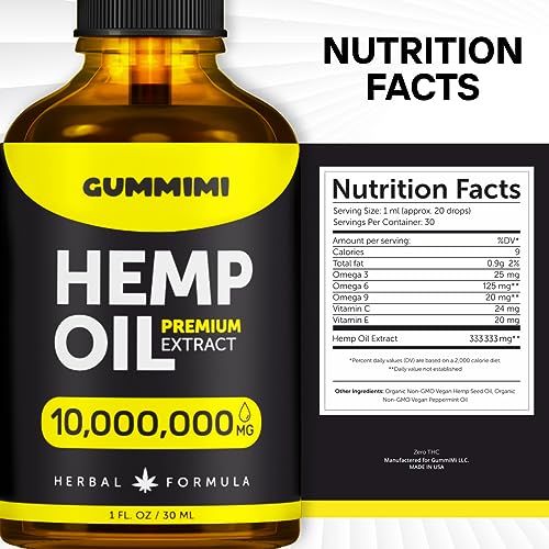 GummiMi Organic CBD Oil Drops - Vitamin Rich