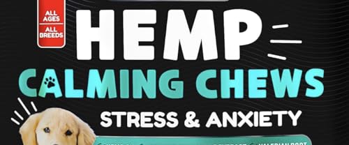 Artullano Hemp Calming Chews for Anxious Dogs