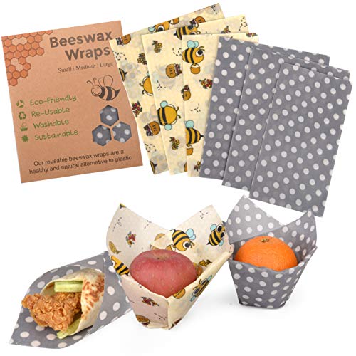 Eco Hive Beeswax Food Wraps - 6 Pack