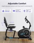 MERACH Recumbent Exercise Bike with Bluetooth and App