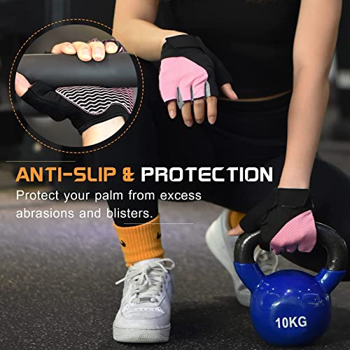 Fingerless Workout Gloves for Weights and Fitness