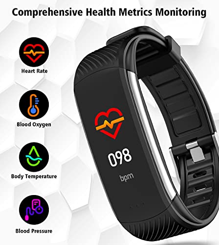 Smart Watch Fitness Tracker with Heart Monitor