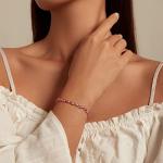 14K Gold Plated Adjustable Cubic Zirconia Tennis Bracelet