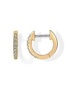 14K Yellow Gold-Plated Cubic Zirconia Cuff Earring