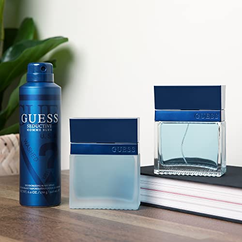 Guess Seductive Homme Blue EDT Spray for Men, 3.4 oz