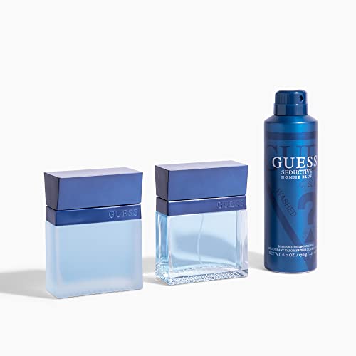Guess Seductive Homme Blue EDT Spray for Men, 3.4 oz