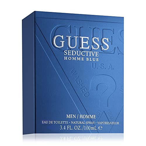 Guess Seductive Homme Blue EDT Spray for Men, 3.4 oz