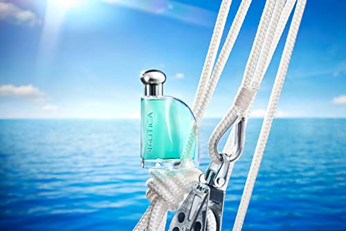 Nautica Classic Eau de Toilette for Men - Citrusy and Earthy Scent - Aromatic Notes of Bergamot, Jasmine, and Musk - Great for Everyday Wear - 3.4 Fl Oz
