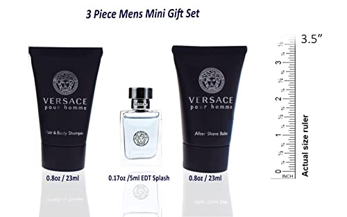 Versace Pour Homme - Men's 3 Piece Mini Gift