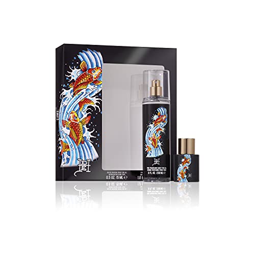 Ed Hardy Koi Wave Perfume Set, Unisex Fragrance
