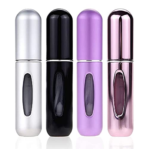 Travel-sized Perfume Atomizer Spray - 4 Pack