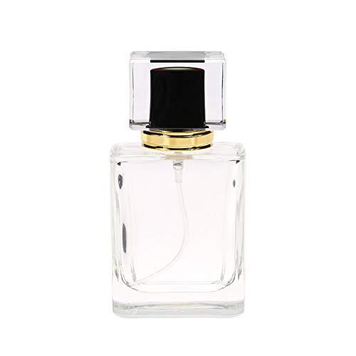 Portable Refillable Glass Perfume Bottle - 50ml (Black)