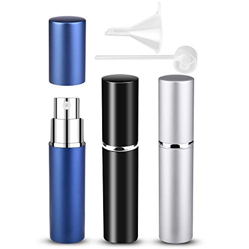 3pcs 6ml Portable Refillable Perfume Atomizer Bottles