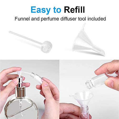 3pcs 6ml Portable Refillable Perfume Atomizer Bottles