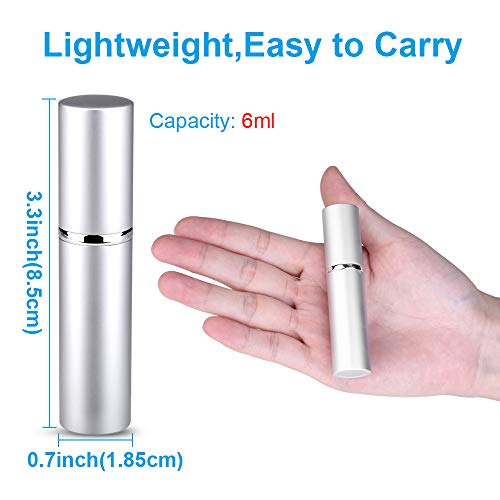 3pcs 6ml Portable Refillable Perfume Atomizer Bottles