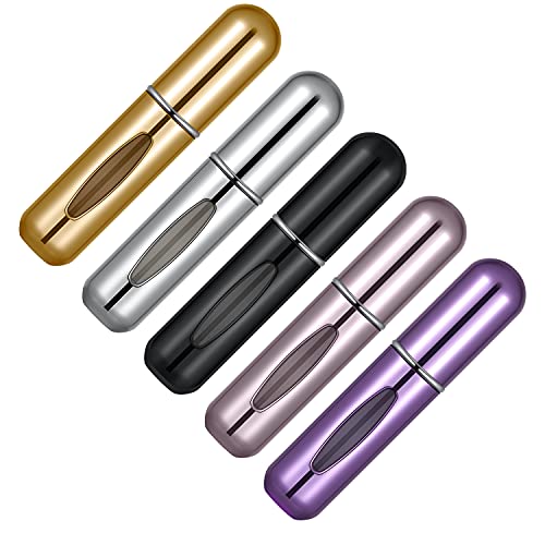 VONOVO Mini Refillable Perfume Atomizer - 5 Sets, 5ml