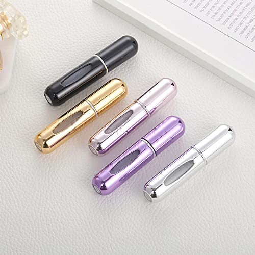 VONOVO Mini Refillable Perfume Atomizer - 5 Sets, 5ml