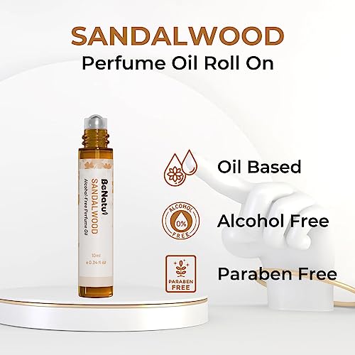 Sandalwood Roll On Perfume Oil, 10ml
