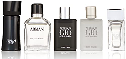 Armani Men's Mini Set 5 Piece 0.13 oz