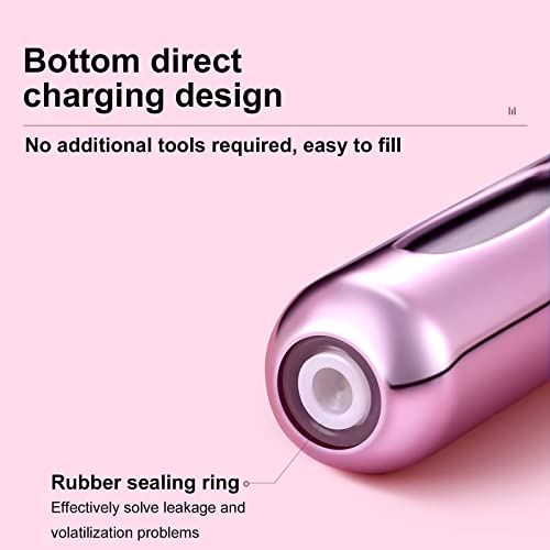 Yamadura Mini Refillable Perfume Atomizer Spray (4 Pack)