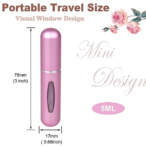 KAYZON Mini Perfume Atomizer Set - 5ml, 3-Pack